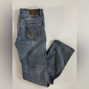 BKE Mens Jeans Jake Straight Leg Size 34x34 Distressed